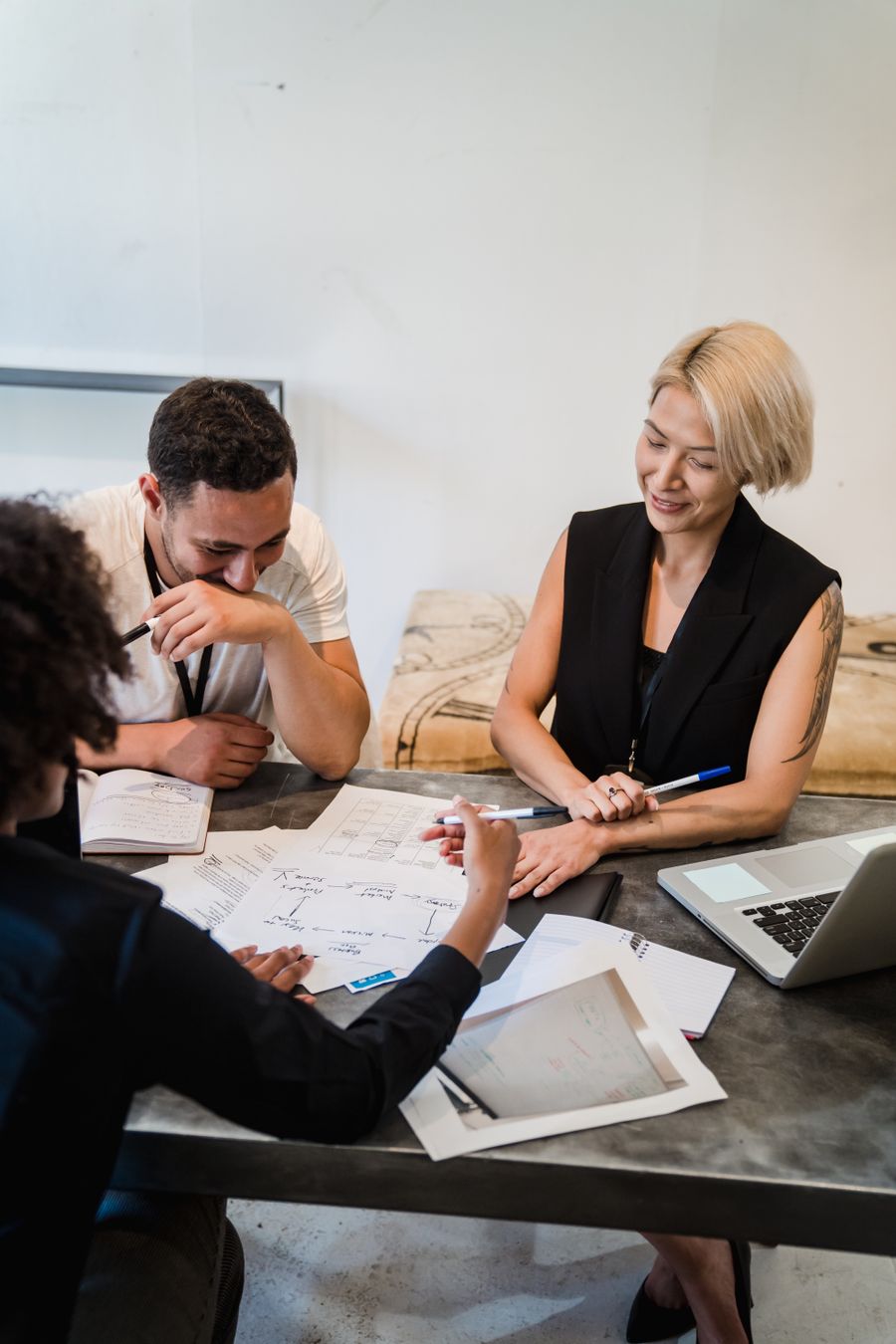 business planning in office — Coast roads and country lanes — the map keeps up wherever you roam.