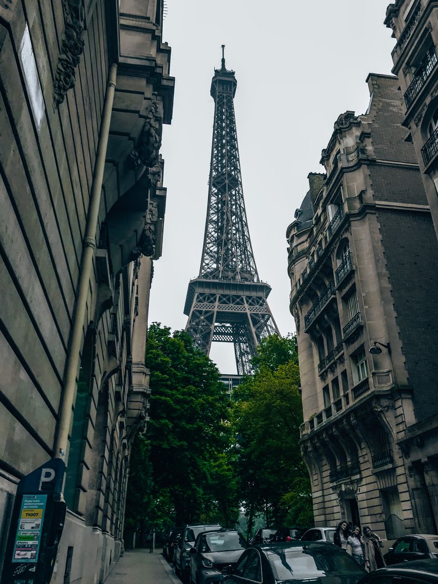 view of the eifel tower from the street — Border crossings without the paperwork shuffle: ID photos stored on the phone.